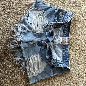 Jean shorts